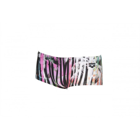Vente Privée Arena Mai 2025 - M ARENA ONE RIVIERA LOW WAIST SHORT - BLACK-MULTI | Les4Nages