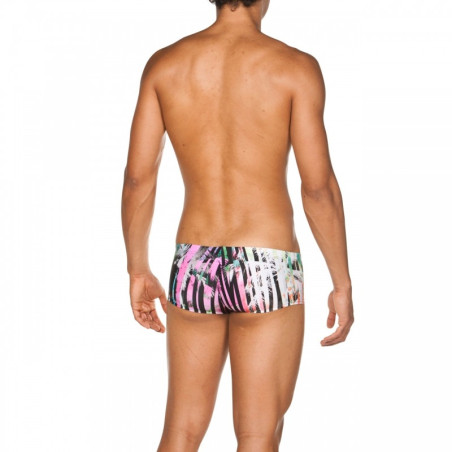 Vente Privée Arena Mai 2025 - M ARENA ONE RIVIERA LOW WAIST SHORT - BLACK-MULTI | Les4Nages