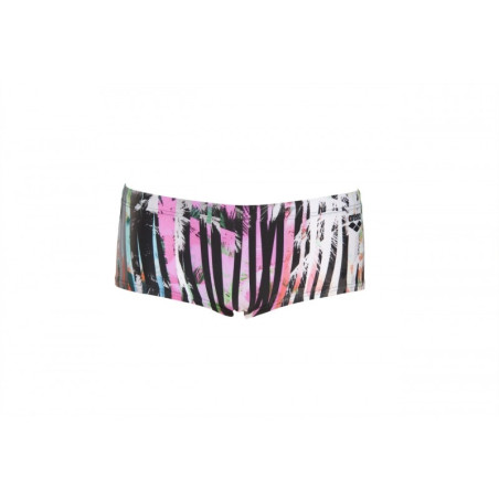 Vente Privée Arena Mai 2025 - M ARENA ONE RIVIERA LOW WAIST SHORT - BLACK-MULTI | Les4Nages