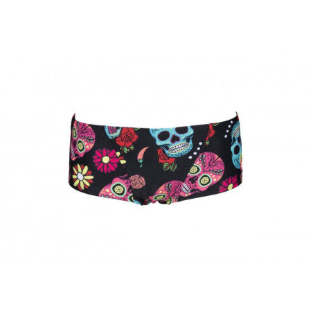 Vente Privée Arena Mai 2025 - M CRAZY SKULLS CARNIVAL LOW WAIST SHORT - BLACK MULTI | Les4Nages