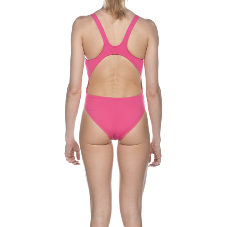 Vente Privée Arena Mai 2025 - W SOLID SWIM TECH HIGH FRESIA ROSE-WHITE | Les4Nages