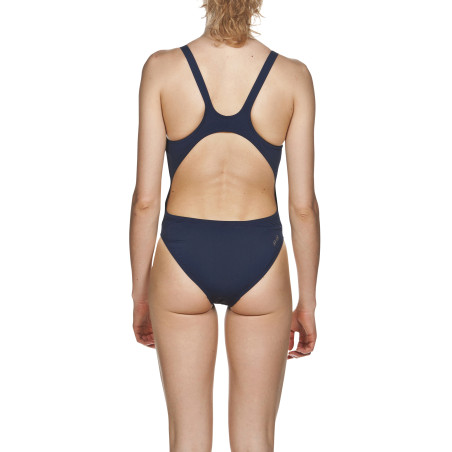 Vente Privée Arena Mai 2025 - W SOLID SWIM TECH HIGH L NAVY-WHITE | Les4Nages