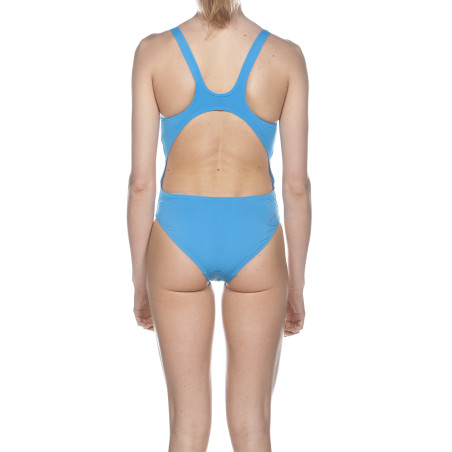 Vente Privée Arena Mai 2025 - W SOLID SWIM TECH HIGH TURQUOISE-WHITE | Les4Nages