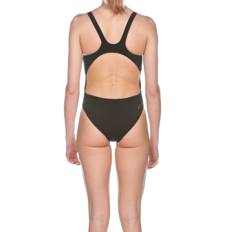 Vente Privée Arena Mai 2025 - W SOLID SWIM TECH HIGH L BLACK-WHITE | Les4Nages