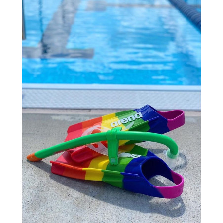 Vente Privée Arena Mai 2025 - Mini Palmes Powerfin Pro Multi PRIDE | Les4Nages