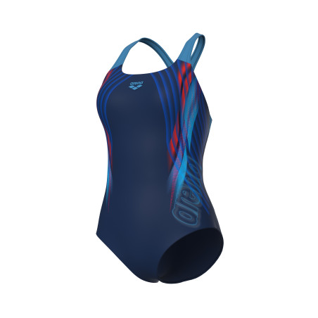Vente Privée Arena Mai 2025 - WOMEN'S ARENA UNDERWATER SWIMSUIT SWIM P NAVY MULTI-NAVY-TURQUOISE | Les4Nages