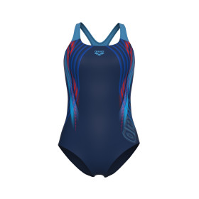 Vente Privée Arena Mai 2025 - WOMEN'S ARENA UNDERWATER SWIMSUIT SWIM P NAVY MULTI-NAVY-TURQUOISE