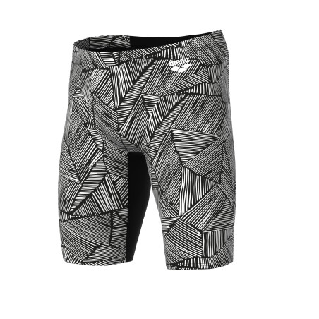 Vente Privée Arena Mai 2025 - MEN'S ARENA OVERVIEW SWIM JAMMER - BLACK-WHITE MULTI | Les4Nages