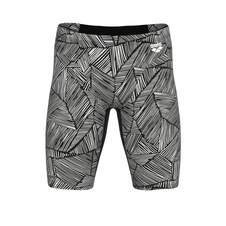 Vente Privée Arena Mai 2025 - MEN'S ARENA OVERVIEW SWIM JAMMER - BLACK-WHITE MULTI | Les4Nages