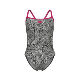 Vente Privée Arena Mai 2025 - WOMEN'S ARENA OVERVIEW SWIMSUIT CHALLENG FREAK ROSE-WHITE MULTI