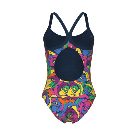 Vente Privée Arena Mai 2025 - WOMEN'S ARENA ROSE PARADE SWIMSUIT LIGHT FREAK ROSE MULTI-NAVY | Les4Nages