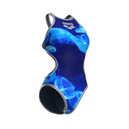 Vente Privée Arena Mai 2025 - WOMEN'S ARENA ONE FLOATING TECH BACK SILVER-WHITE-NAVY MULTI | Les4Nages