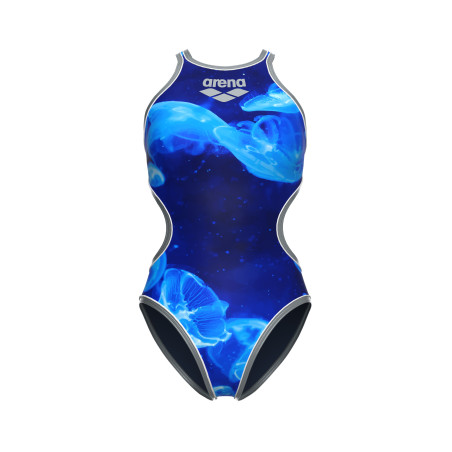 Vente Privée Arena Mai 2025 - WOMEN'S ARENA ONE FLOATING TECH BACK SILVER-WHITE-NAVY MULTI | Les4Nages