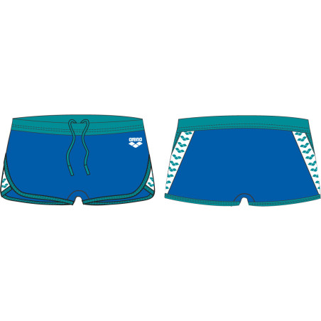 Vente Privée Arena Mai 2025 - M TEAM STRIPE LOW WAIST SHORT - PIX BLUE-PERSIAN GREEN | Les4Nages