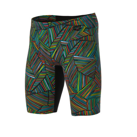 Vente Privée Arena Mai 2025 - MEN'S ARENA OVERVIEW SWIM JAMMER - BLACK-BLACK MULTI | Les4Nages