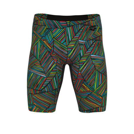 Vente Privée Arena Mai 2025 - MEN'S ARENA OVERVIEW SWIM JAMMER - BLACK-BLACK MULTI | Les4Nages