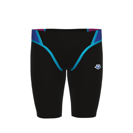 Vente Privée Arena Mai 2025 - MEN'S ARENA ICONS SWIM JAMMER PANEL - BLACK-NEON BLUE-RED FANDAN | Les4Nages