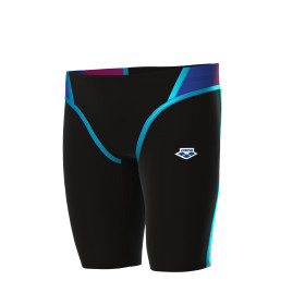 Vente Privée Arena Mai 2025 - MEN'S ARENA ICONS SWIM JAMMER PANEL - BLACK-NEON BLUE-RED FANDAN
