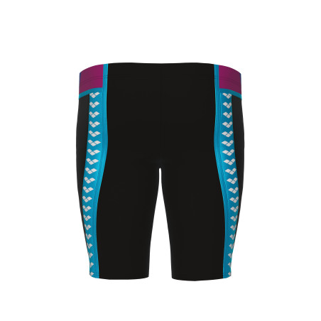 Vente Privée Arena Mai 2025 - MEN'S ARENA ICONS SWIM JAMMER PANEL - BLACK-NEON BLUE-RED FANDAN | Les4Nages