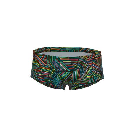 Vente Privée Arena Mai 2025 - MEN'S ARENA OVERVIEW SWIM LOW WAIST SHOR - BLACK MULTI | Les4Nages
