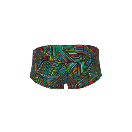 Vente Privée Arena Mai 2025 - MEN'S ARENA OVERVIEW SWIM LOW WAIST SHOR - BLACK MULTI | Les4Nages