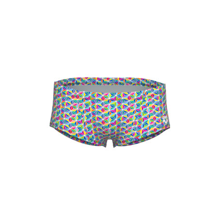Vente Privée Arena Mai 2025 - MEN'S ARENA STARFISH LOW WAIST SWIM SHOR - WHITE MULTI | Les4Nages