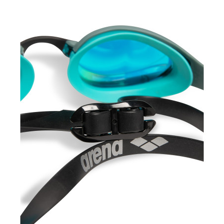 ARENA Cobra Ultra Swipe Mirror - Aqua Sage Peacock - Lunettes Natation | Les4Nages