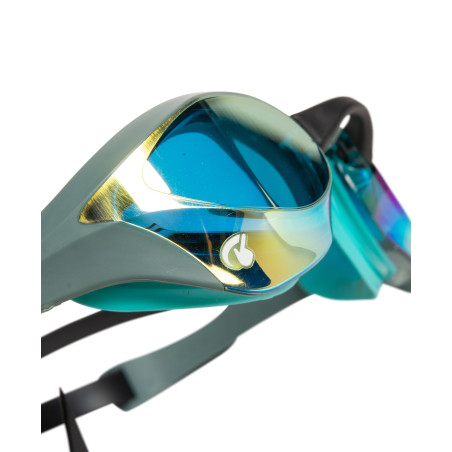 ARENA Cobra Ultra Swipe Mirror - Aqua Sage Peacock - Lunettes Natation | Les4Nages