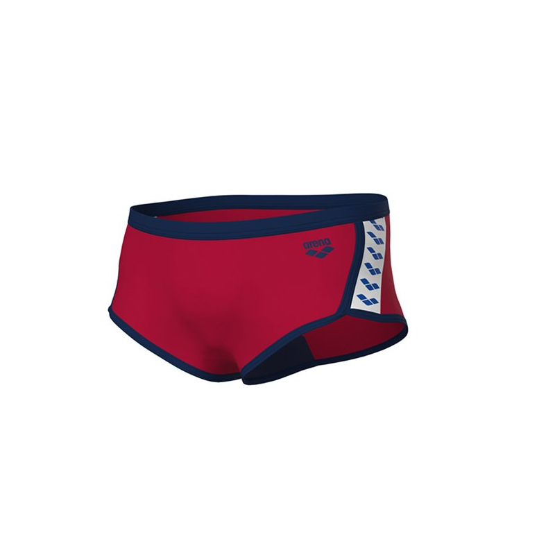  MEN'S ARENA ICONS SWIM LOW WAIST SHORT S - RED-NAVY | Les4Nages