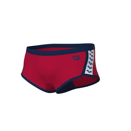  MEN'S ARENA ICONS SWIM LOW WAIST SHORT S - RED-NAVY | Les4Nages