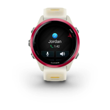 GARMIN Forerunner 570 42mm - Bone/Raspberry/Mango - Montre GPS Running - EN STOCK - OFFRE PROMO EXCLUSIVE | Les4Nages