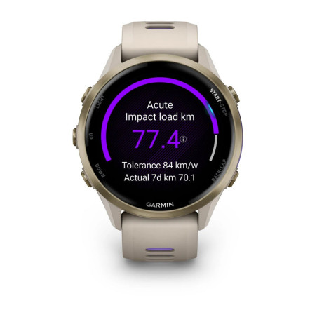 GARMIN Forerunner 970 French Grey / Indigo - Montre Running GPS - EN STOCK - OFFRE SOLDES | Les4Nages