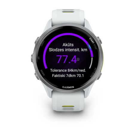 GARMIN Forerunner 970 Whitestone/Amp - Montres Running GPS  | Les4Nages