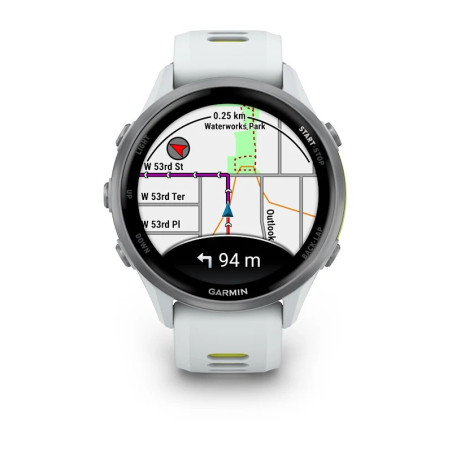 GARMIN Forerunner 970 Whitestone/Amp - Montres Running GPS  | Les4Nages