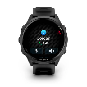 GARMIN Forerunner 570 47mm  -  Aluminium Slate avec bracelet noir translucide/noir Montre GPS Running 