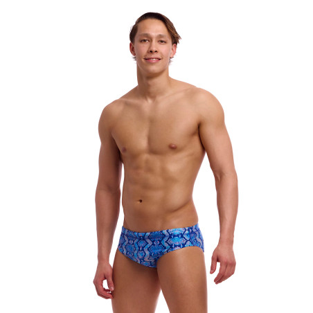 FUNKY TRUNKS Blue Viper - Classic Brief | Les4Nages