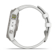 GARMIN EPIX Sapphire Titane - Silver avec bracelet blanc