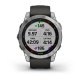 GARMIN Fenix 7 - Silver avec bracelet gris - Montre GPS Running