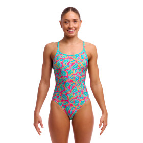FUNKITA Planted Pink - Diamond Back One Piece