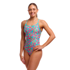 FUNKITA Planted Pink - Diamond Back One Piece