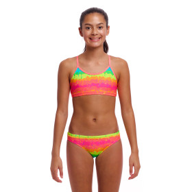 FUNKITA Girl (8-14ans) Melting Mayhem - Racerback Two Piece