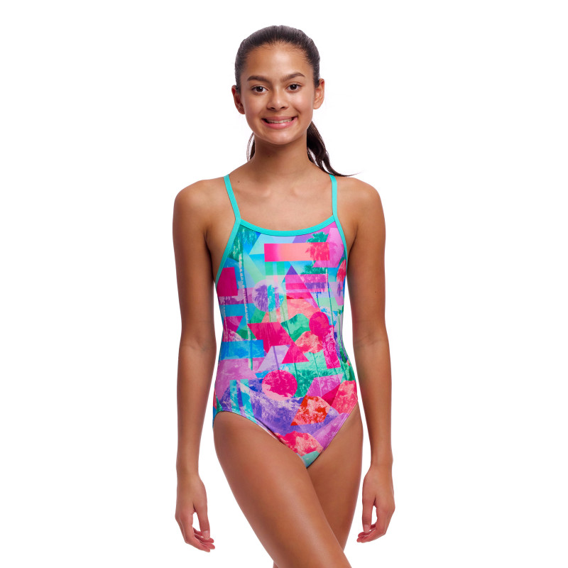 FUNKITA Girl (8-14ans) Snap That - Single Strap One Piece | Les4Nages