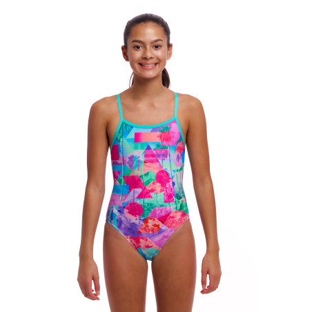 FUNKITA Girl (8-14ans) Snap That - Single Strap One Piece | Les4Nages