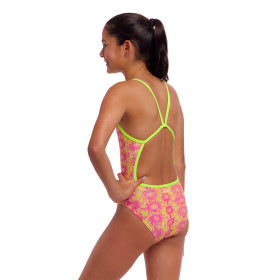 FUNKITA Girl (8-14ans)  Poison Pink - Single Strap One Piece