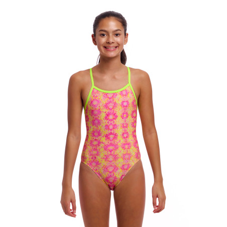 FUNKITA Girl (8-14ans) Poison Pink - Single Strap One Piece | Les4Nages