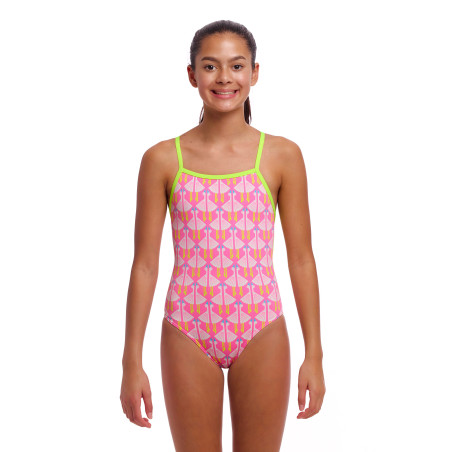FUNKITA Girl (8-14ans) Loose Goose - Single Strap One Piece | Les4Nages
