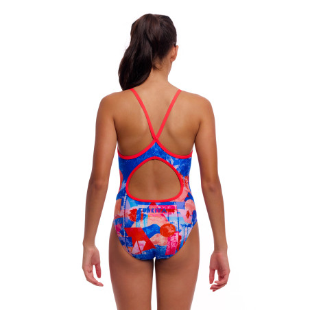 FUNKITA Girl (8-14ans) Miss Adventure - Diamond Back One Piece | Les4Nages