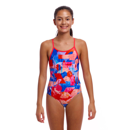 FUNKITA Girl (8-14ans) Miss Adventure - Diamond Back One Piece | Les4Nages