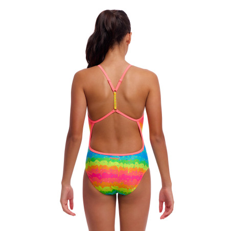 FUNKITA Girl (8-14ans) Melting Mayhem - Diamond Back One Piece | Les4Nages