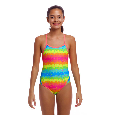 FUNKITA Girl (8-14ans) Melting Mayhem - Diamond Back One Piece | Les4Nages